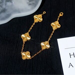 Van Cleef & Arpels Gold Clover Bracelet